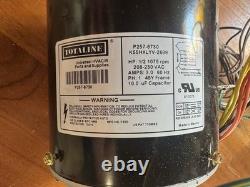 Moteur de ventilateur à condensateur universel P257-8730 1/2hp 230v 1075rpm Carrier Bryant Payne