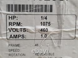 Moteur de ventilateur de condensateur CENTURY FEH1026SF, 1/4 HP, 1075 tr/min, 60Hz 4ME14