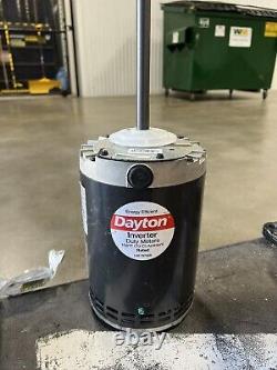 Moteur de ventilateur de condensateur Dayton 24Pr72, 1 Hp, 1140 Rpm, 60 Hz