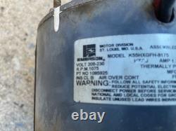 Moteur de ventilateur de condensateur Emerson ICP HQ1085925EM K55HXGFH-8175 1/5HP 230V d'occasion (C2T5)