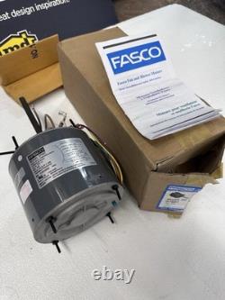 Moteur de ventilateur de condensateur Fasco D7907 1 vitesse 1075 RPM avec condensateur à répartition permanente