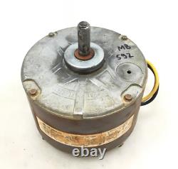 Moteur de ventilateur de condensateur GE 5KCP39BGR154S HC29GE208A 1/15HP 230V 800RPM utilisé #MB592