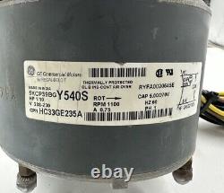 Moteur de ventilateur de condensateur GE Motors 5KCP39BGY540S 1/10HP 1100RPM 208/230V utilisé #87B