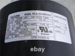 Moteur de ventilateur de condensateur InterLINK YSLB-130-8-B003(AL)-0001 1/8HP 100483-42 CCWLE