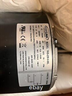 Moteur de ventilateur de condensateur InterLink YKS-250-6-66L 1/3HP 1075RPM 380/460V 104607-02 NEUF