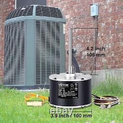 Moteur de ventilateur de condensateur OEM amélioré, 1/5CV, 1075RPM, Remplacement pour climatiseur GE Gente