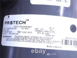 Moteur de ventilateur de condensateur PROTECH K55HXRLM-2909 PD512807 1/6HP 208-230/220-240V 850RPM