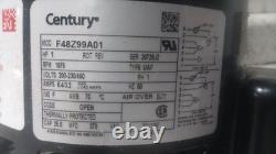 Moteur de ventilateur de condensateur à capacité divisée permanente Century FC1106F 1 HP 1075 RPM 200-230/460VAC