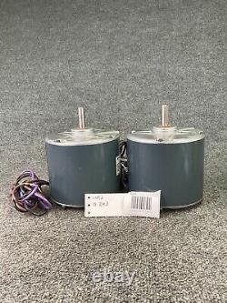 Moteur de ventilateur de condensateur électrique Genteq 5KCP39JFV942S HP 1/3 830 RPM Lot de 2