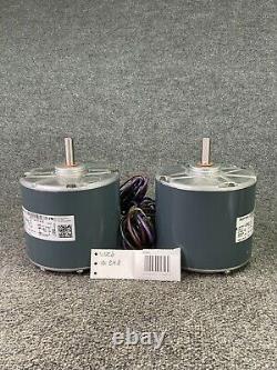 Moteur de ventilateur de condensateur électrique Genteq 5KCP39JFV942S HP 1/3 830 RPM Lot de 2