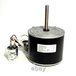 Moteur de ventilateur de condenseur 1/6 HP pour Trane 825 tr/min 200-230 V MOT18687 MOT12919 AC PSC NEUF