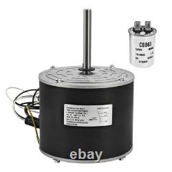 Moteur de ventilateur de condenseur 1/6 HP pour Trane 825 tr/min 200-230 V MOT18687 MOT12919 AC PSC NEUF