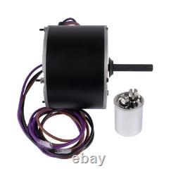 Moteur de ventilateur de condenseur 1/6 HP pour Trane 825 tr/min 200-230 V alliage d’aluminium MOT18687