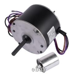 Moteur de ventilateur de condenseur 1/6 HP pour Trane 825 tr/min 200-230 V alliage d’aluminium MOT18687