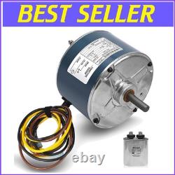 Moteur de ventilateur de condenseur AC 1100 RPM, compact et léger avec protection contre la surchauffe