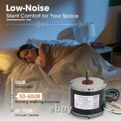 Moteur de ventilateur de condenseur AC 5KCP39GGV570S 1/8 HP GE Trane amélioré 208-230V 825 RPM