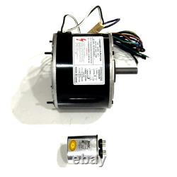 Moteur de ventilateur de condenseur AC 5KCP39GGV570S 1/8 HP GE Trane amélioré 208-230V 825 RPM