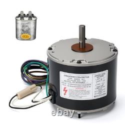 Moteur de ventilateur de condenseur AC 5KCP39GGV570S 1/8 HP GE Trane amélioré 208-230V 825 RPM