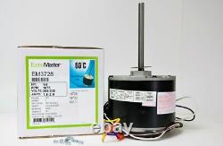 Moteur de ventilateur de condenseur A/C 1/6 HP 1075 RPM remplacement pour Fasco D7909 avec condensateur