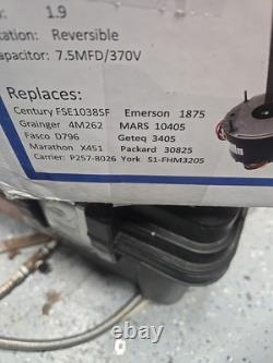Moteur de ventilateur de condenseur Broad-Ocean A1405, 1/3 HP, 825 RPM, 1,9 AMP
