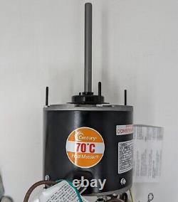 Moteur de ventilateur de condenseur CENTURY 1/4 HP 1075 RPM 60Hz 4ME14 Température ambiante 70°