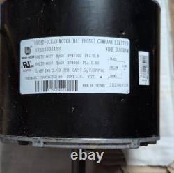 Moteur de ventilateur de condenseur Carrier (x2) 460v Pièce d'usine Commercial RTU NEUF BOÎTE OUVERTE