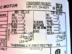 Moteur de ventilateur de condenseur Century C513V1 P/N 7-193908-02