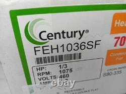 Moteur de ventilateur de condenseur Century FEH1036SF 1/3-HP 460V 1075 RPM 1,3 Amp