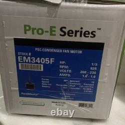 Moteur de ventilateur de condenseur Century Pro-E Series HeatMaster PSC 208-230V réversible