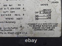 Moteur de ventilateur de condenseur DAYTON 1-1/2HP, 3M99A, 1075 RPM, 208-230/460V, 1 phase