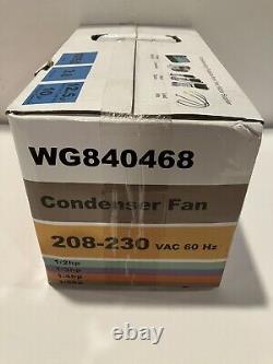 Moteur de ventilateur de condenseur Diversitech WG840468 1/5-1/2 HP 208-230 VAC Neuf dans la boîte