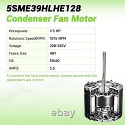 Moteur de ventilateur de condenseur ECM 1/3 HP 208-230 V 1075 tr/min pour Rheem Ruud 5SME39HLHE128