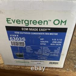 Moteur de ventilateur de condenseur Fasco Genteq Evergreen OM 6303S