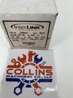Moteur de ventilateur de condenseur Fasco InterLink 25300201S 1/20HP 208-230V 1550RPM 1.0/.84A