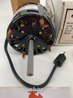 Moteur de ventilateur de condenseur Fasco InterLink 25300201S 1/20HP 208-230V 1550RPM 1.0/.84A