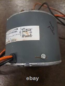 Moteur de ventilateur de condenseur GE 5KCP39GGS325S 51-21853-11 1/3 HP 230V 1075RPM (Loc C1T6)