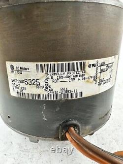 Moteur de ventilateur de condenseur GE 5KCP39GGS325S 51-21853-11 1/3 HP 230V 1075RPM Utilisé #102G