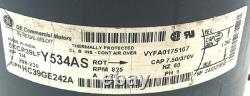 Moteur de ventilateur de condenseur GE 5KCP39LFY534AS Carrier HC39GE242A 1/4HP 825RPM utilisé MC587