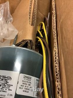 Moteur de ventilateur de condenseur Genteq 3737HS 1/3 HP 1075 RPM 460 Volts