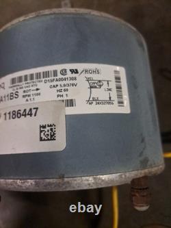 Moteur de ventilateur de condenseur Genteq 5KCP39EGUA11BS 1186447 1/5HP 208/230V utilisé