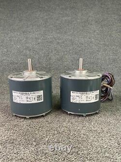Moteur de ventilateur de condenseur Genteq 5KCP39JFV942S, HP 1/3 830 RPM Électrique Lot de 2