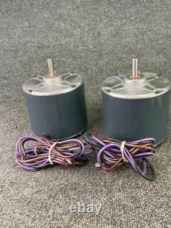 Moteur de ventilateur de condenseur Genteq 5KCP39JFV942S, HP 1/3 830 RPM Électrique Lot de 2