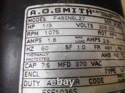 Moteur de ventilateur de condenseur HVAC 1/3 HP 1075 RPM 208 230 Volts, expédition gratuite aux États-Unis