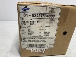Moteur de ventilateur de condenseur Luxaire York S1-02427534000 1/4 HP 460/380V 850/710 RPM
