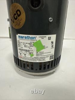 Moteur de ventilateur de condenseur Marathon Motors 56T11O5301F, 1/2-3/4 HP, 56Y
