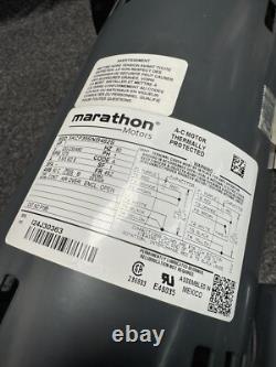 Moteur de ventilateur de condenseur Marathon Motors 5KCP39SNB482S P195 1 HP à montage frontal
