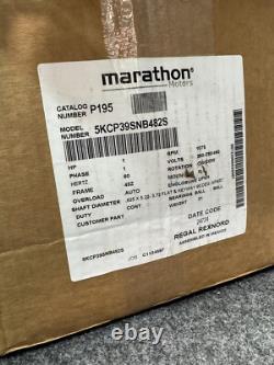 Moteur de ventilateur de condenseur Marathon Motors 5KCP39SNB482S P195 1 HP à montage frontal