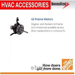 Moteur de ventilateur de condenseur Packard 42-Frame multi-compatibilité 1/4-1/6 HP 1075 tr/min 208-230 V 60 Hz