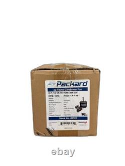 Moteur de ventilateur de condenseur Packard 42-Frame multi-compatibilité 1/4-1/6 HP 1075 tr/min 208-230 V 60 Hz
