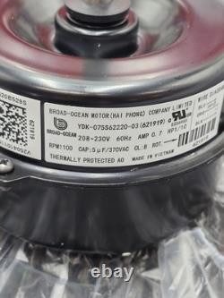 Moteur de ventilateur de condenseur Partners Choice 621919 208-230V 0,7A 1/10HP 1100RPM 60Hz